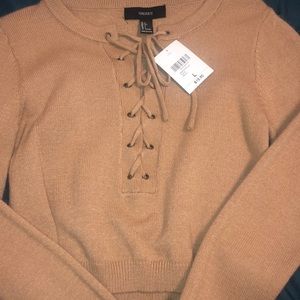 Crop Sweater Top Forever 21